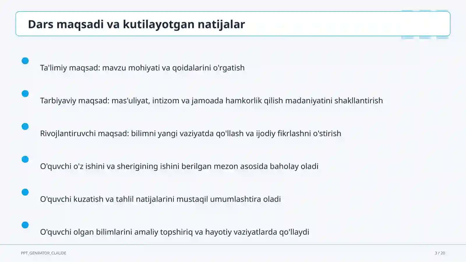 O'qituvchining nutq madaniyati va pedagogik muloqot 3