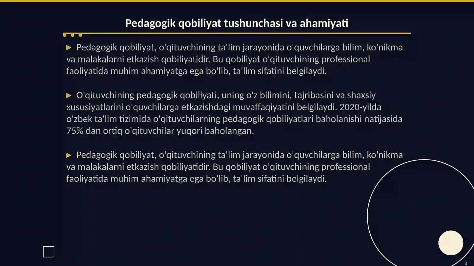 Qobiliyatlarning pedagogik psixologik tasnifi 3
