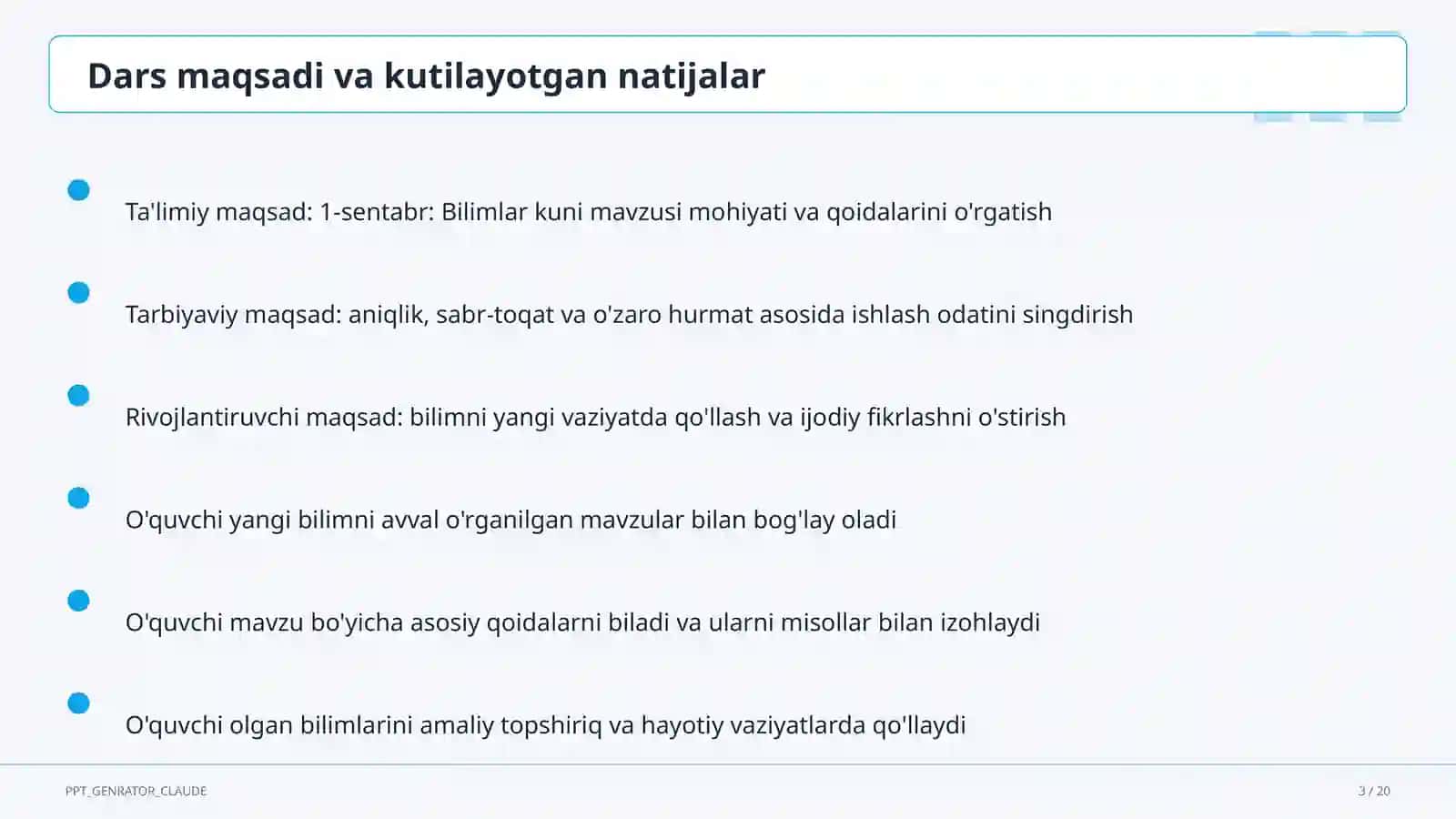 1-sentabr: Bilimlar kuni 3