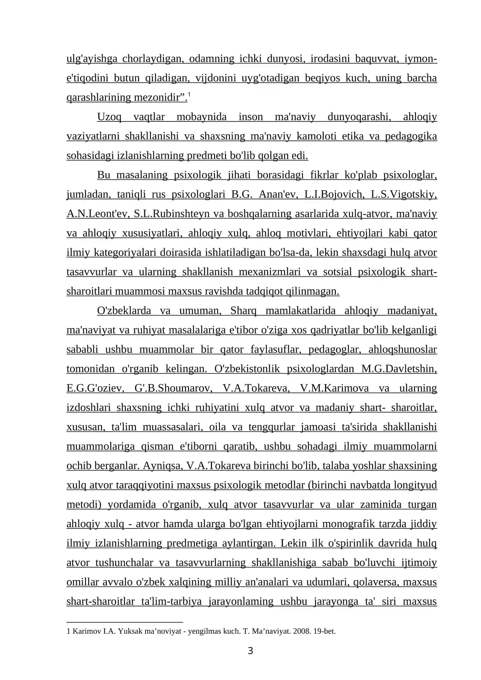 Kichik maktab yoshidagi o'quvchilar xulq atvori psixologiyasi 3