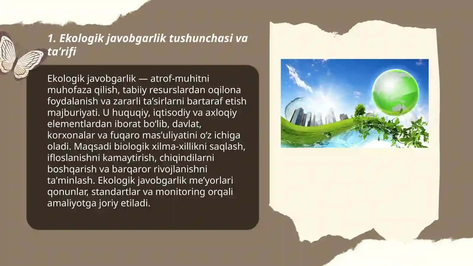 Ekologik javobgarlik tushunchasi, mohiyati,turlari 3