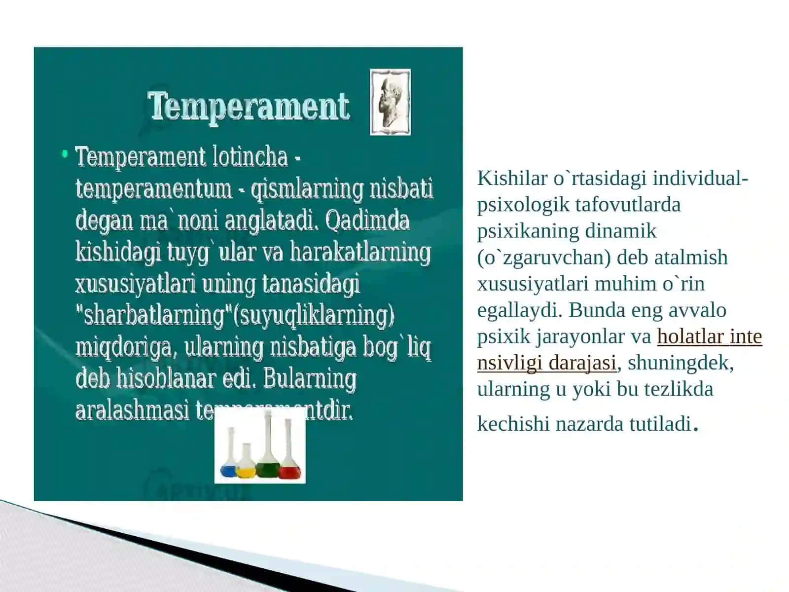 Temperament vakasbi yechilish 3