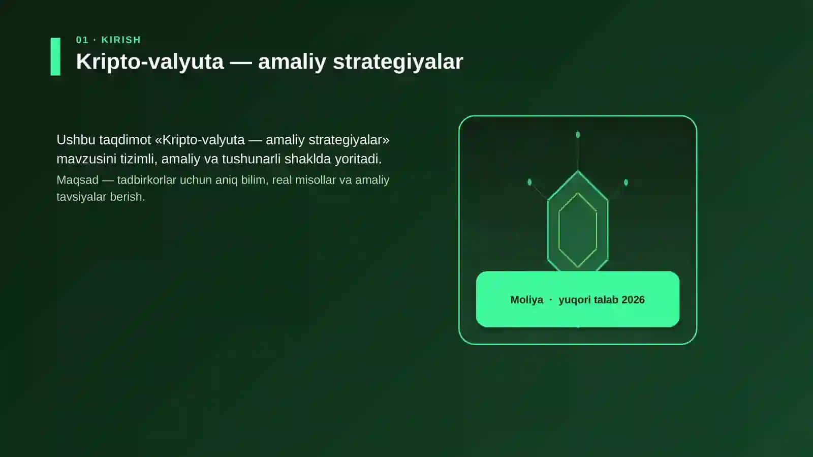 Kripto-valyuta — amaliy strategiyalar 3