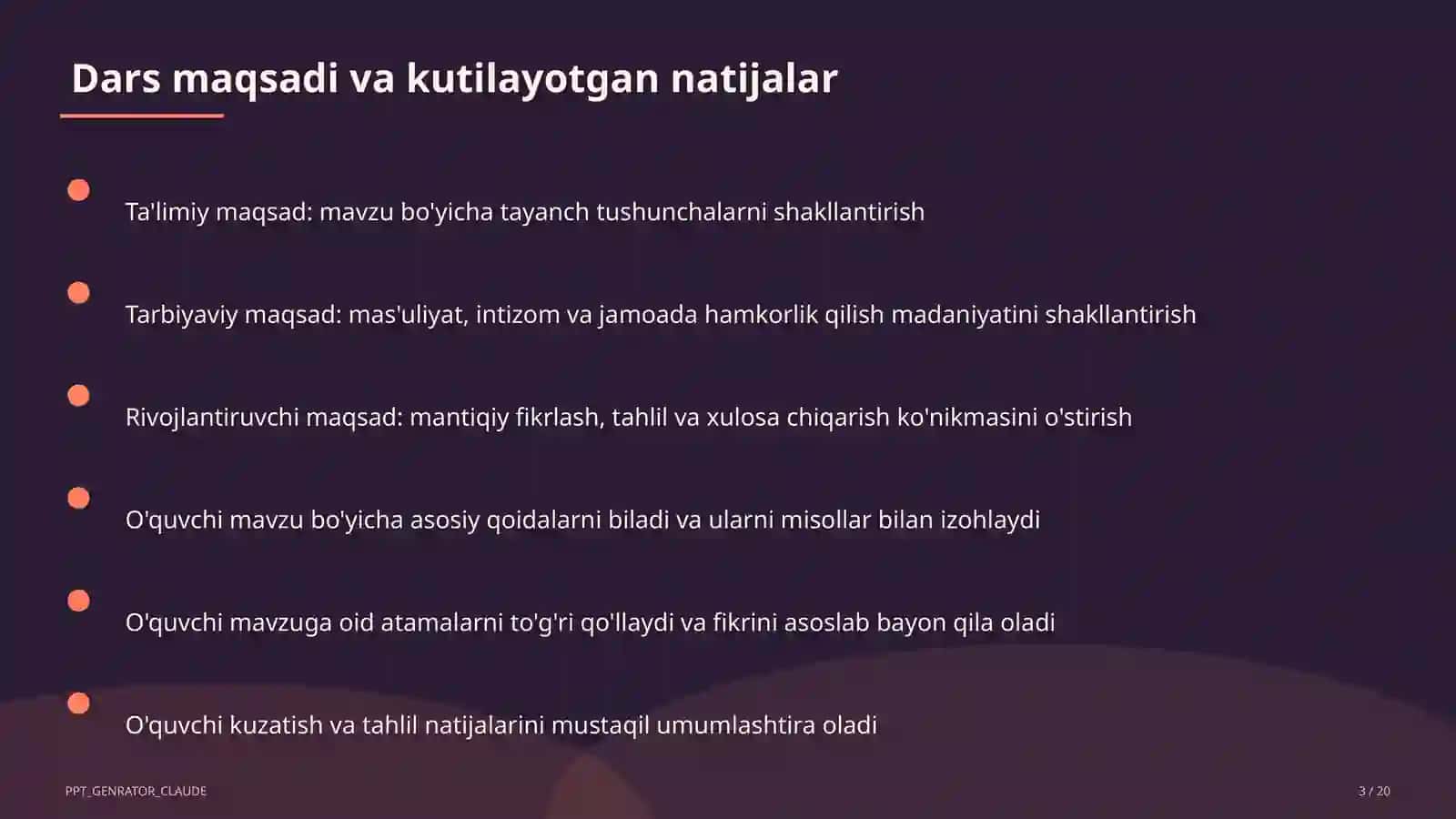Interfaol metodlar: Venn diagrammasi va Insert 3