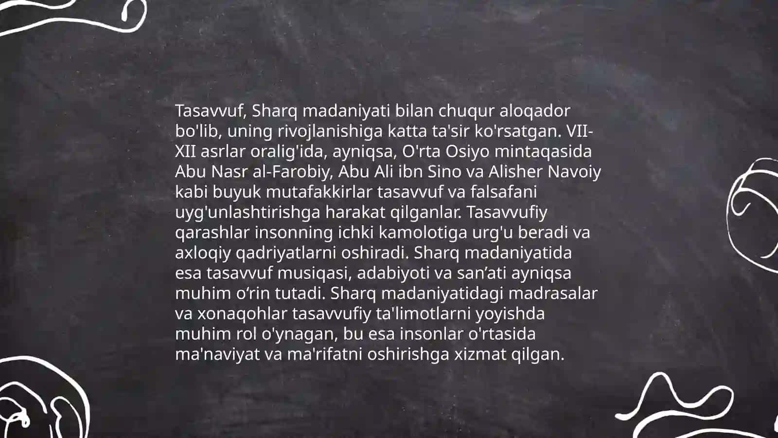Tasavvuf ta'limotining Sharq madaniyatiga ta‘siri 3