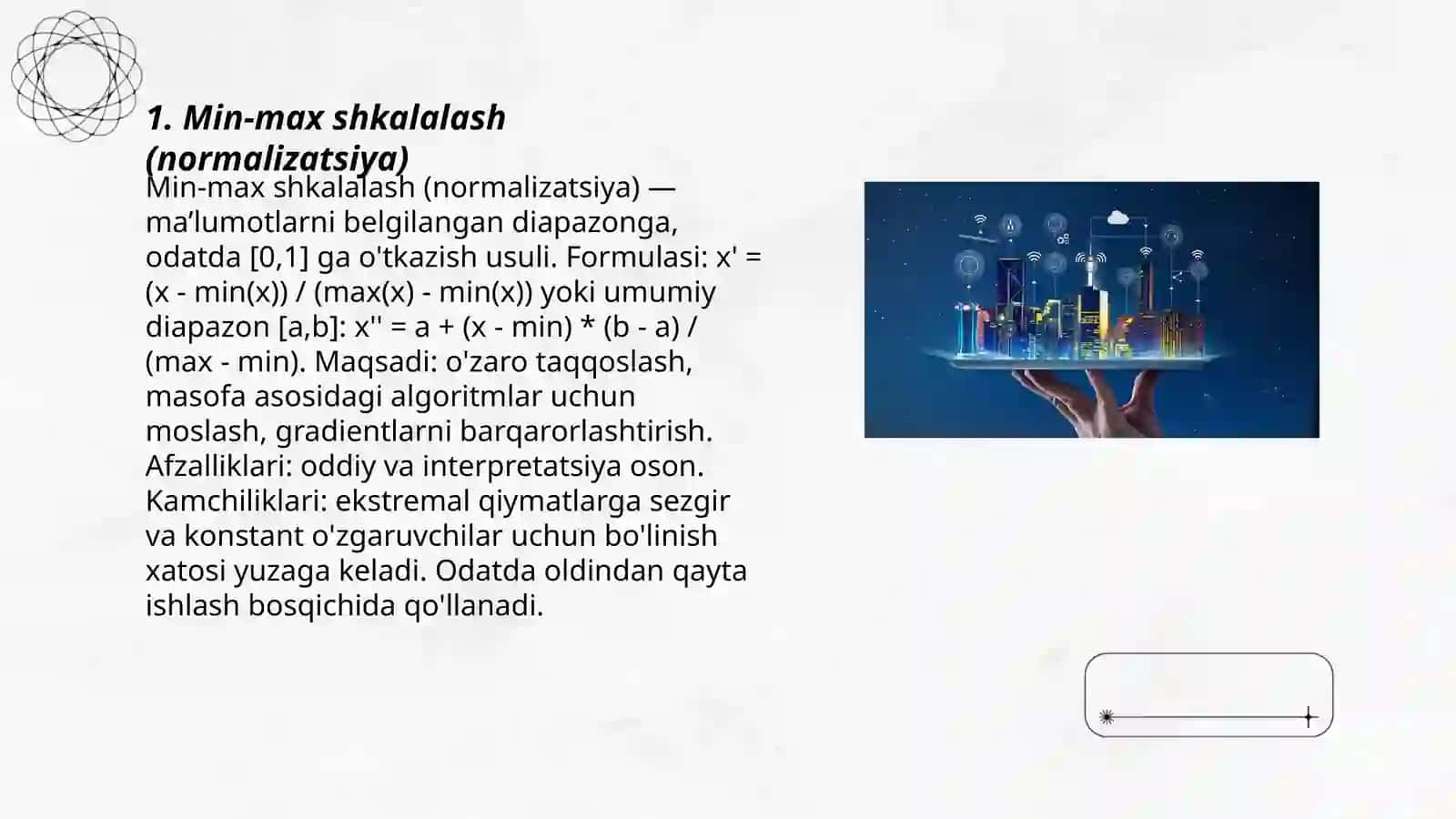 Min-max shkalalash (normalizatsiya) 3
