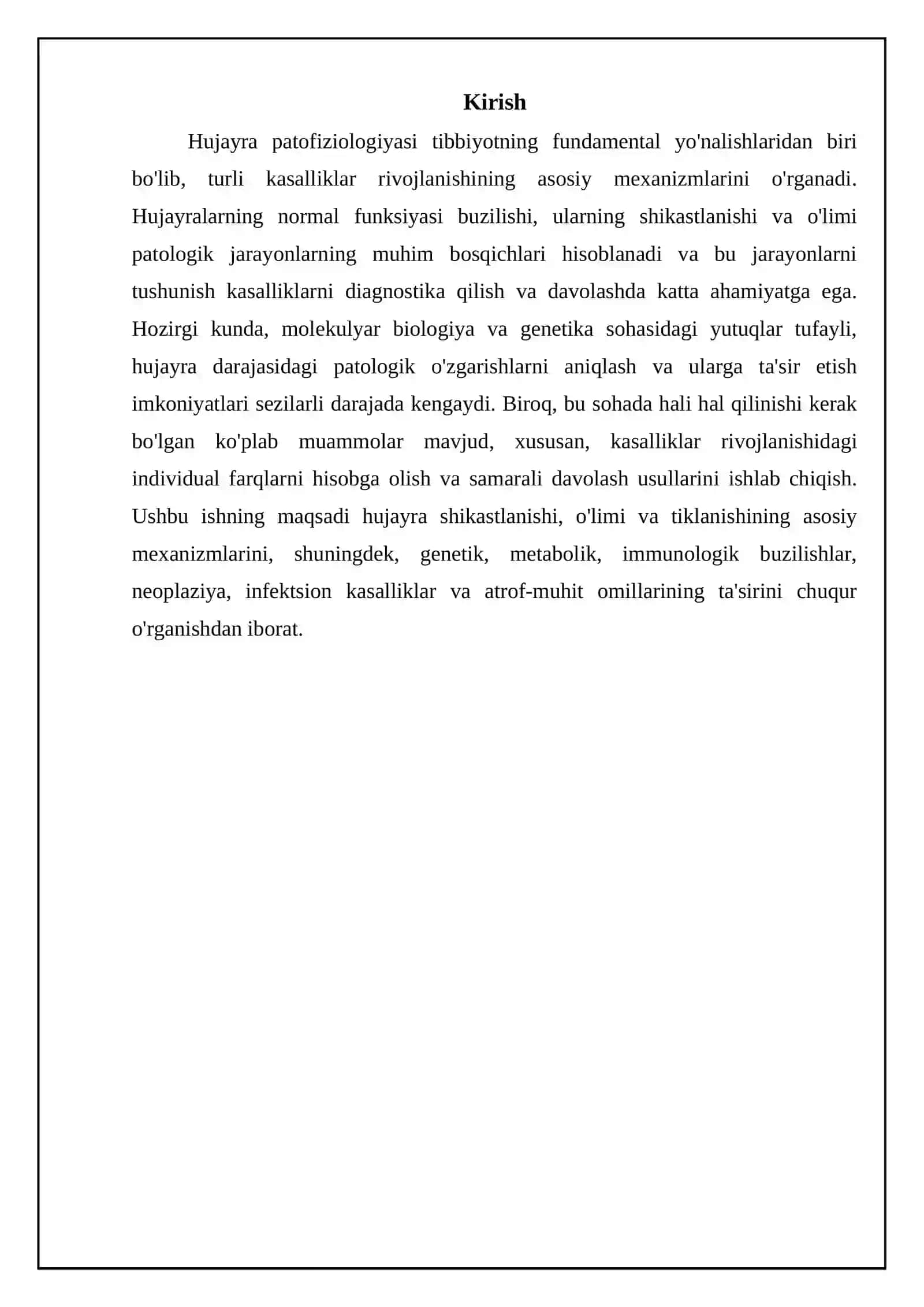 Hujayra patofiziologiyasi 3