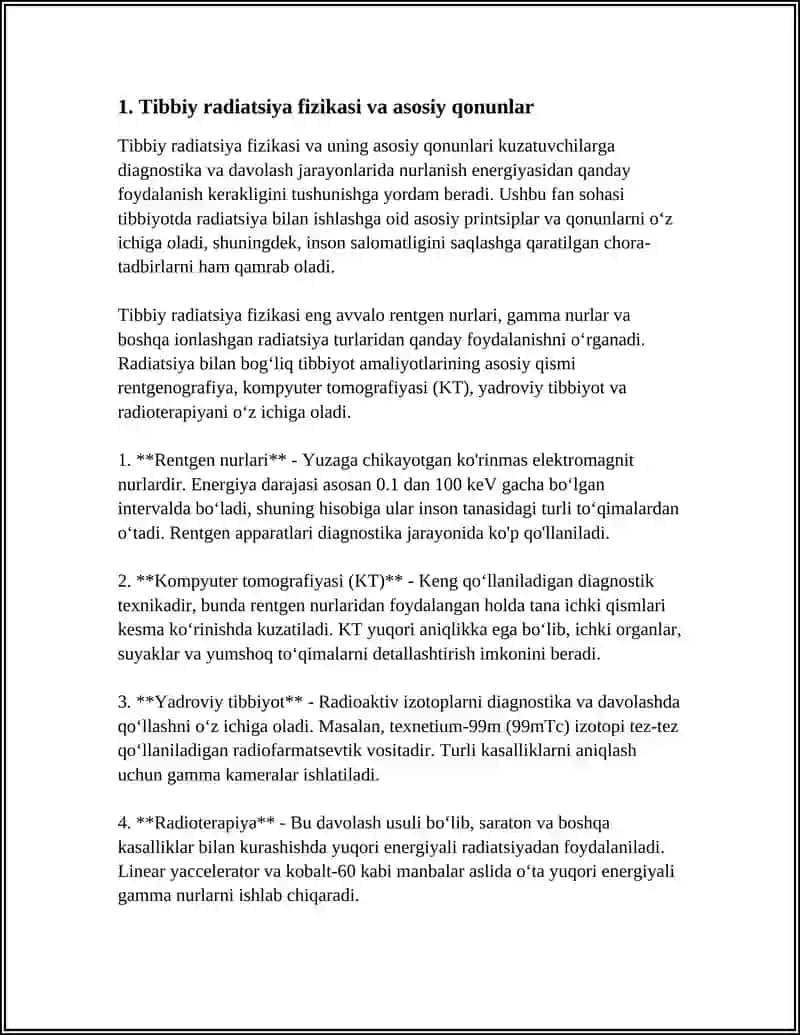 Tibbiy Radiologiya Fizik va Texnik Asoslari 3