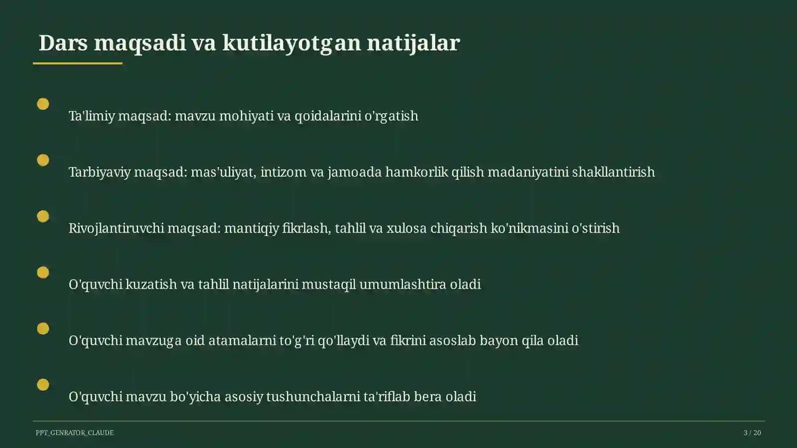 Hayot yo'lini tanlash: maqsad va reja (11-sinf) 3