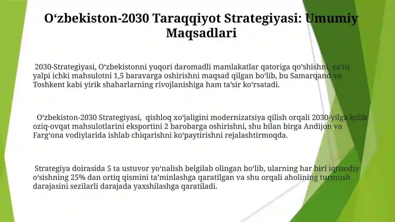 Oʻzbekiston- 2030 "Taraqqiyotstrategiyasi 3