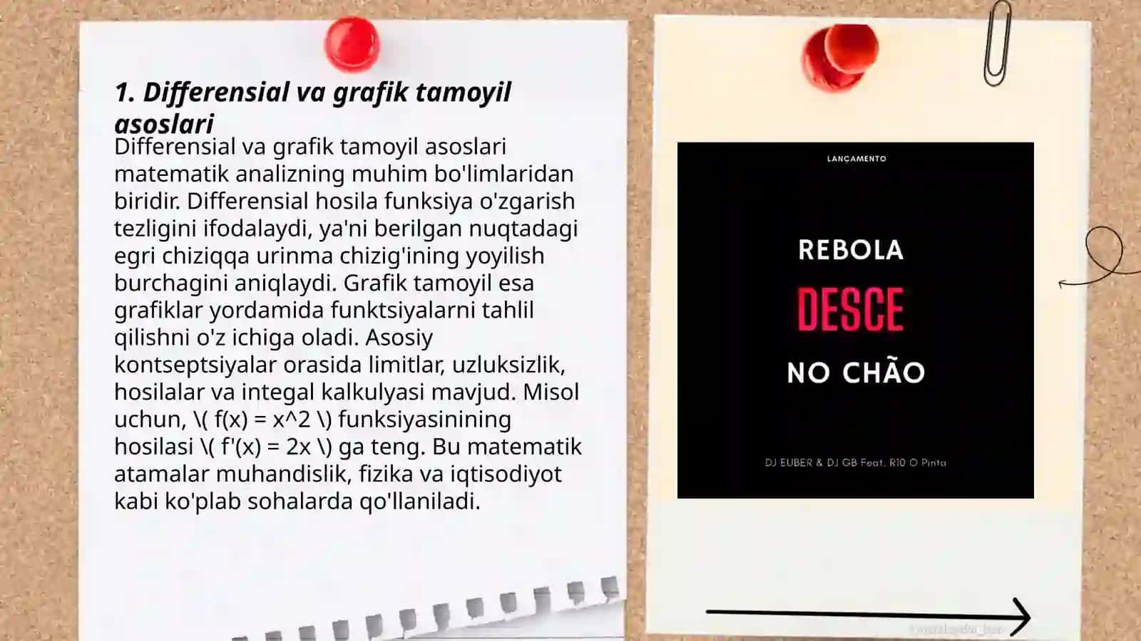 Differensial va grafik tamoyil asoslari 3