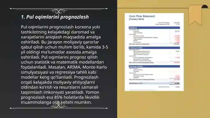 Pul oqimlari va kapital budjetlashtirishning boshqa masalalari 3