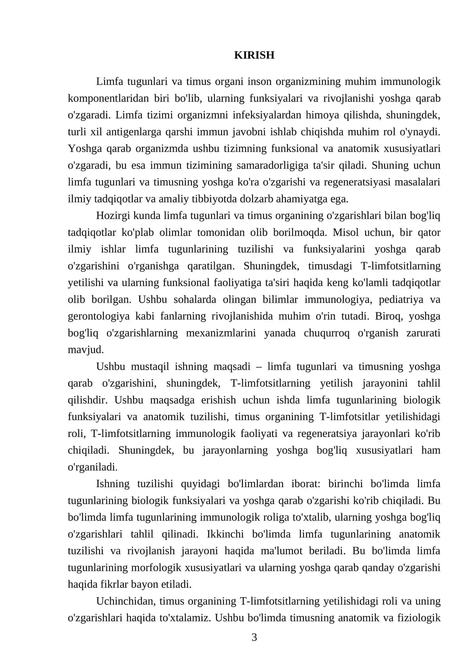GISTOLOGIYA FANIDAN TAYYORLAGAN MUSTAQIL ISHI 3