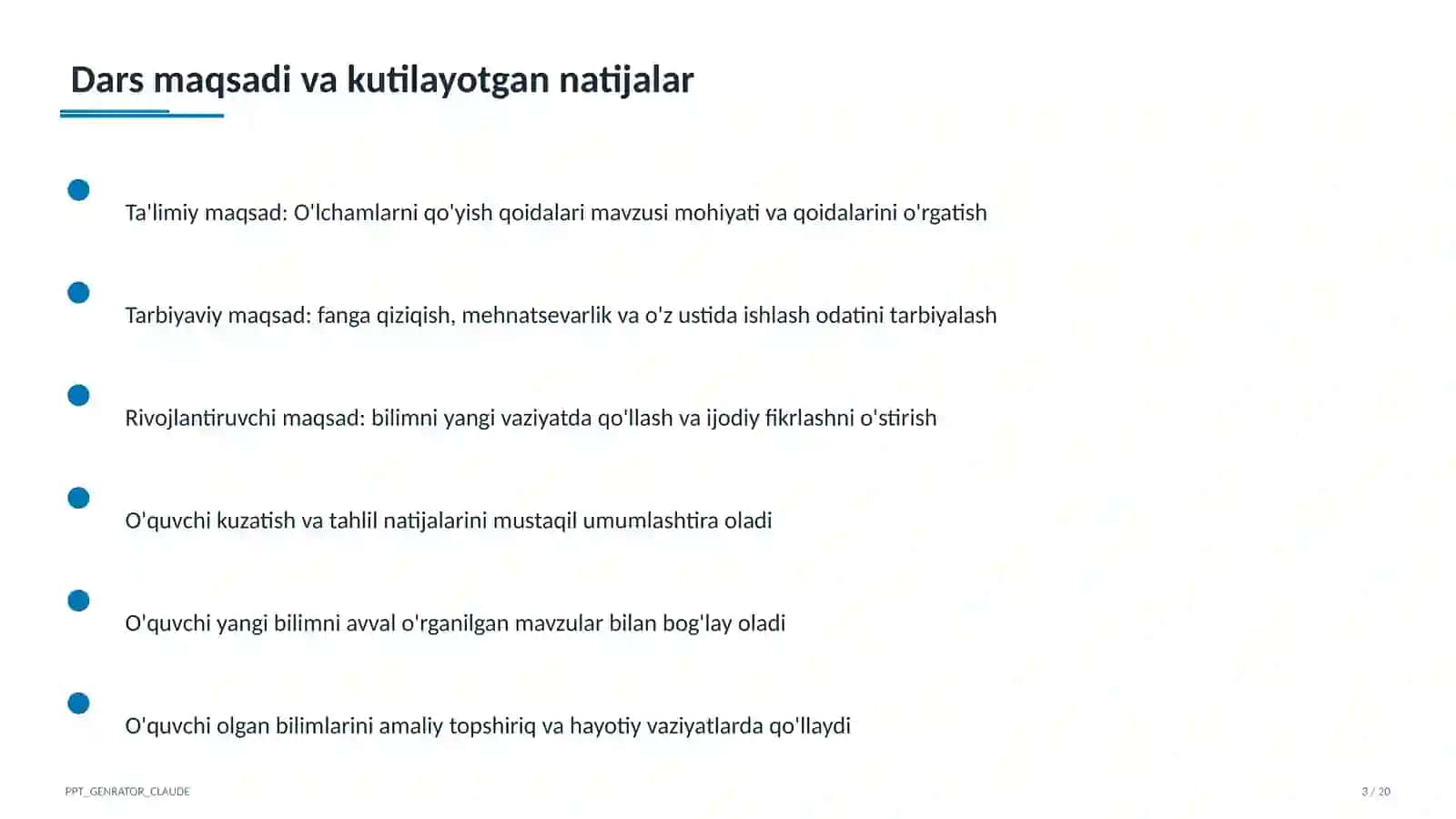 O'lchamlarni qo'yish qoidalari (8-sinf) 3