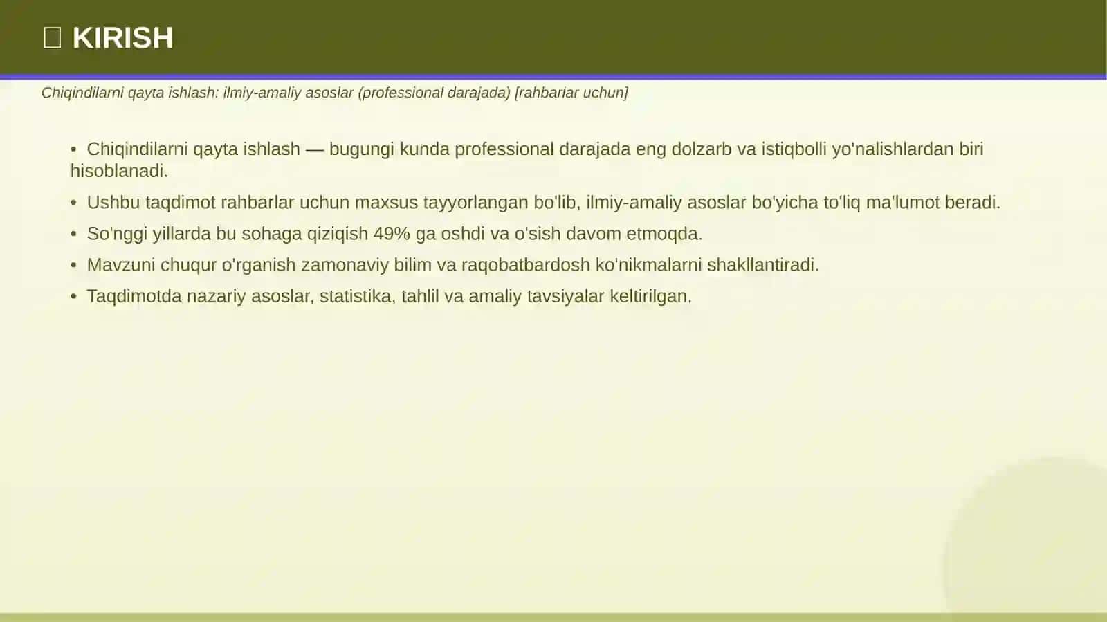 PROFESSIONAL TAQDIMOT • 2026 3