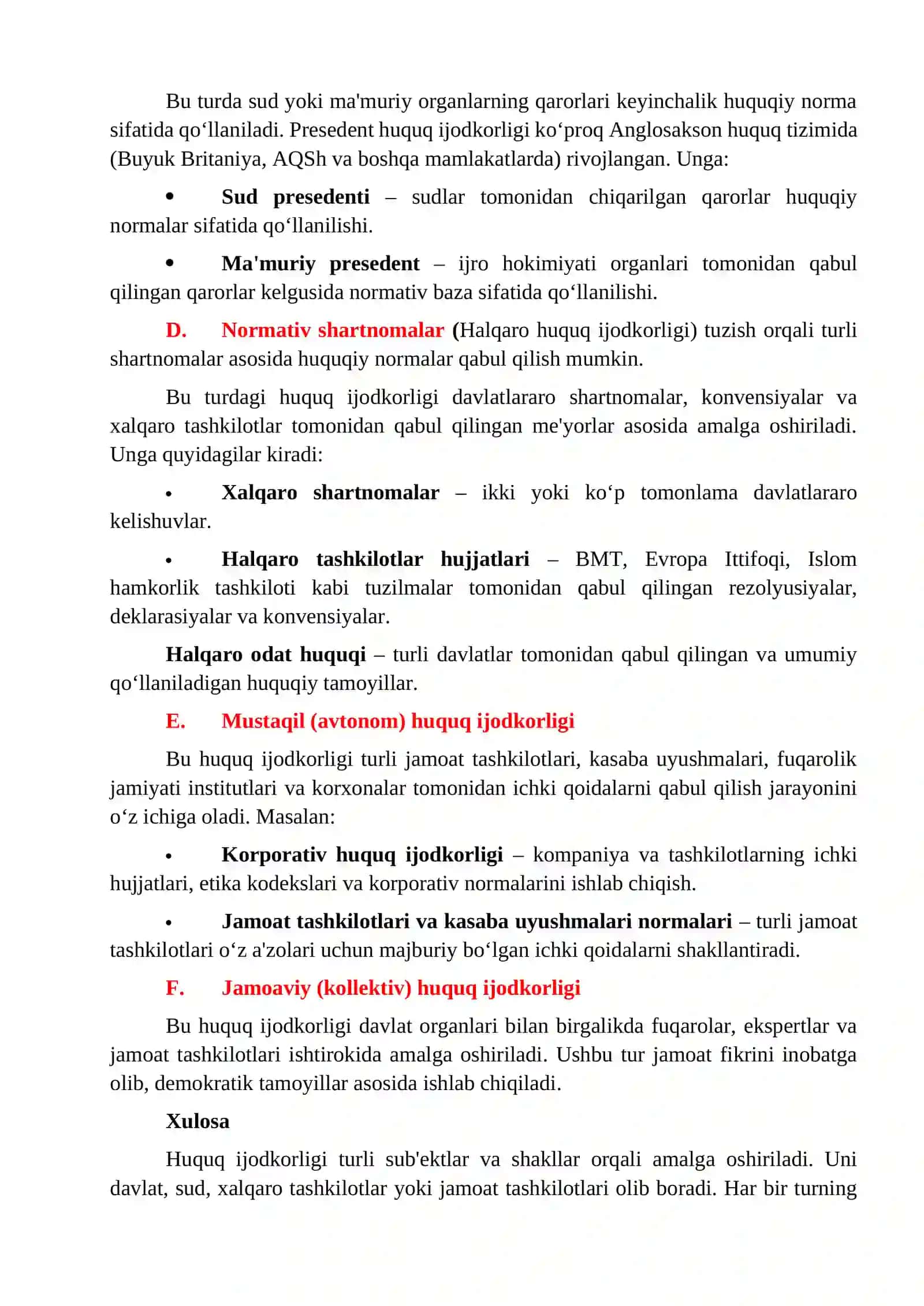 Huquq Ijodkorligi Tushunchasi 3
