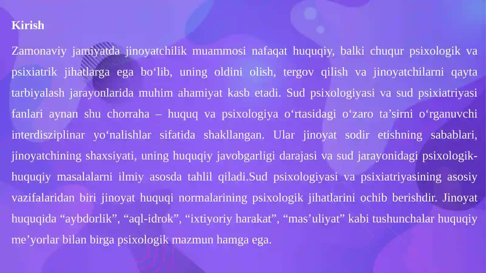 Jinoyat huquqi normalarining psixologik jihatlari 3