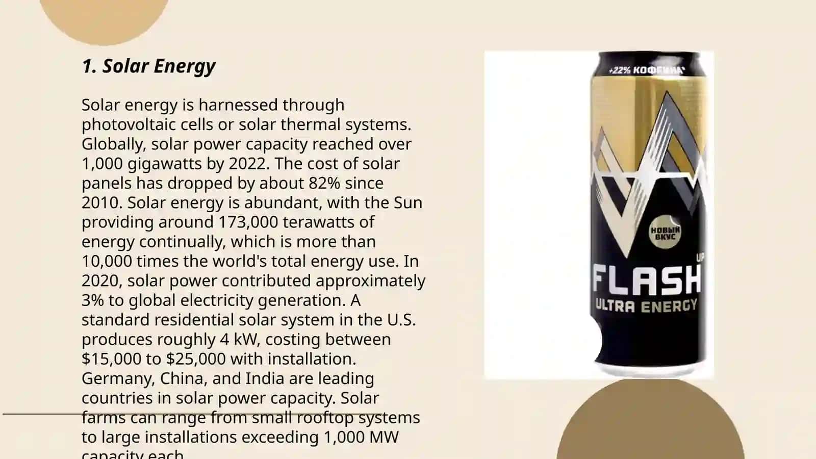 Solar Energy 3