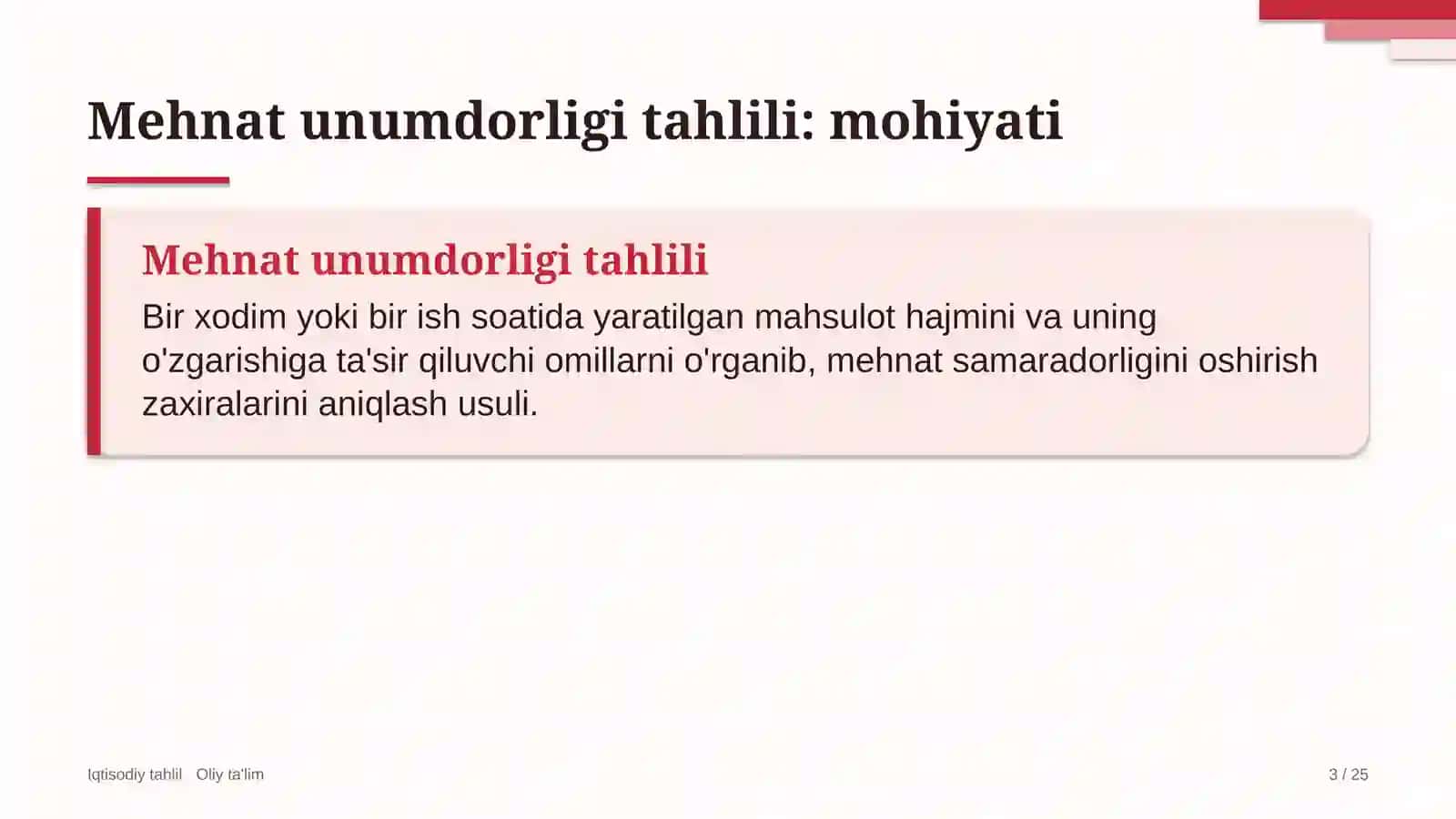 Eshik-rom ishlab chiqarish korxonalarida mehnat unumdorligi tahlili 3