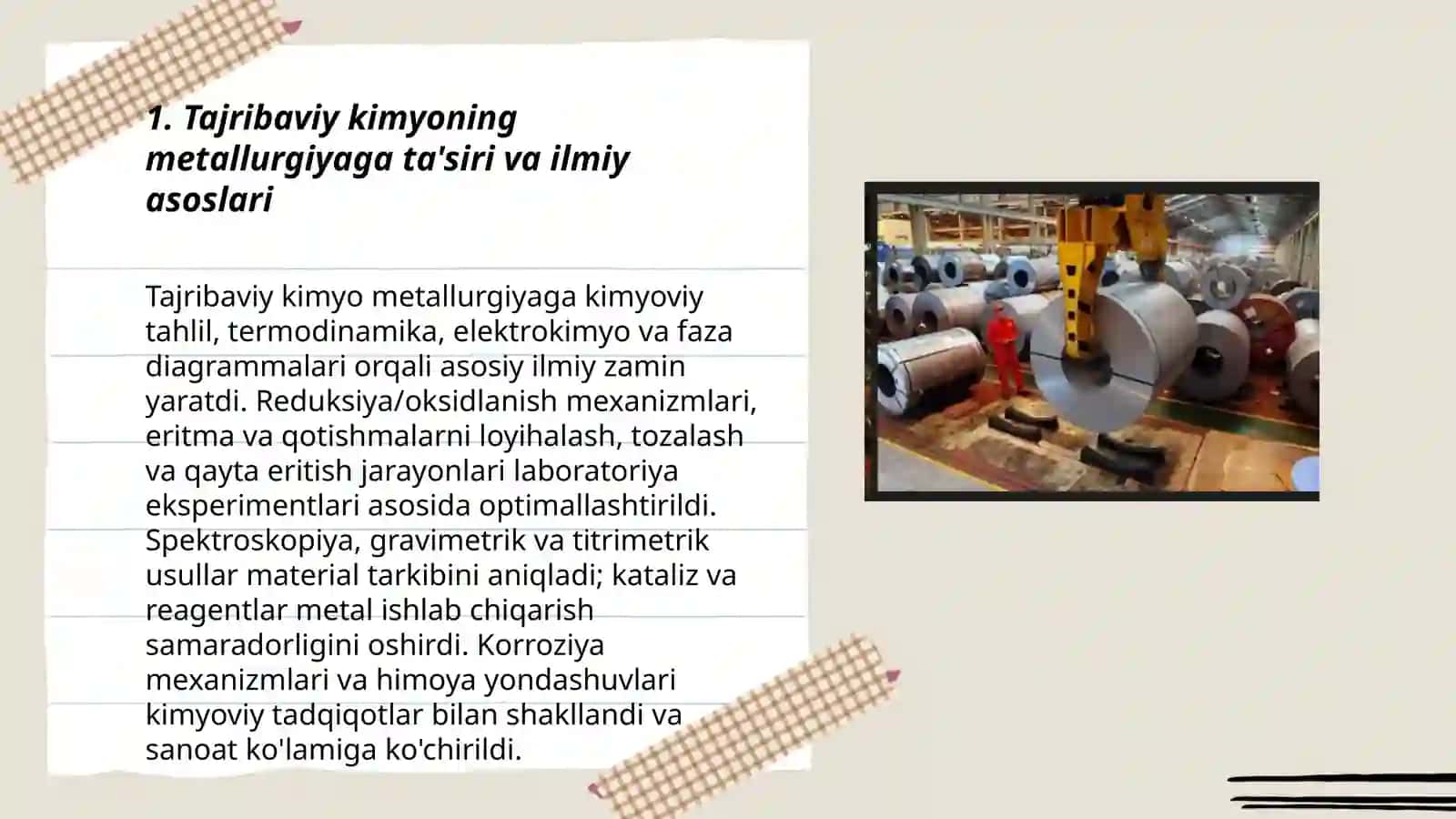 Metallurgiyaning shakllanishi 3