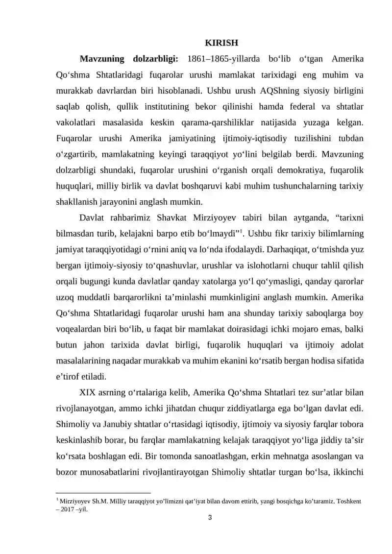Amerika Qo'shma Shtatlarda Fuqarolar Urushi 1861-1865 yillar 3