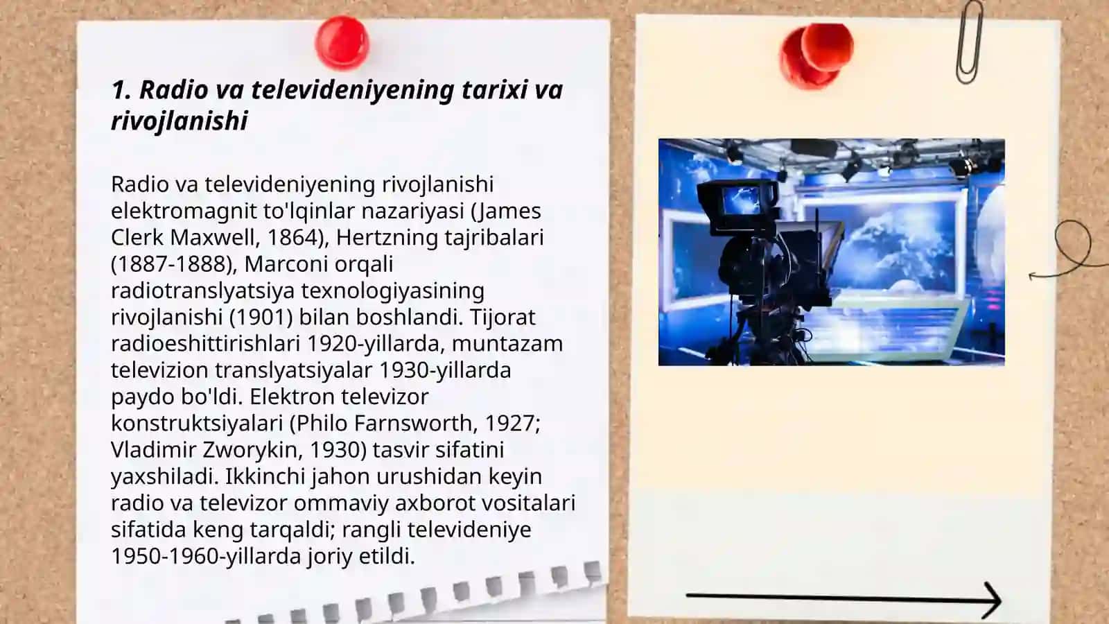 Radio va televideniye ommaviy axborot vositasi sifatida 3