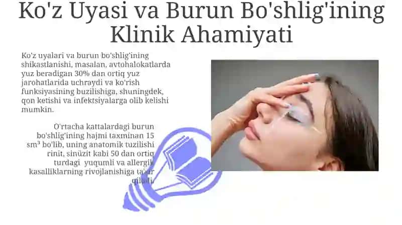 Ko'z Uyasi va Burun Bo'shlig'ining Klinik Ahamiyati 3