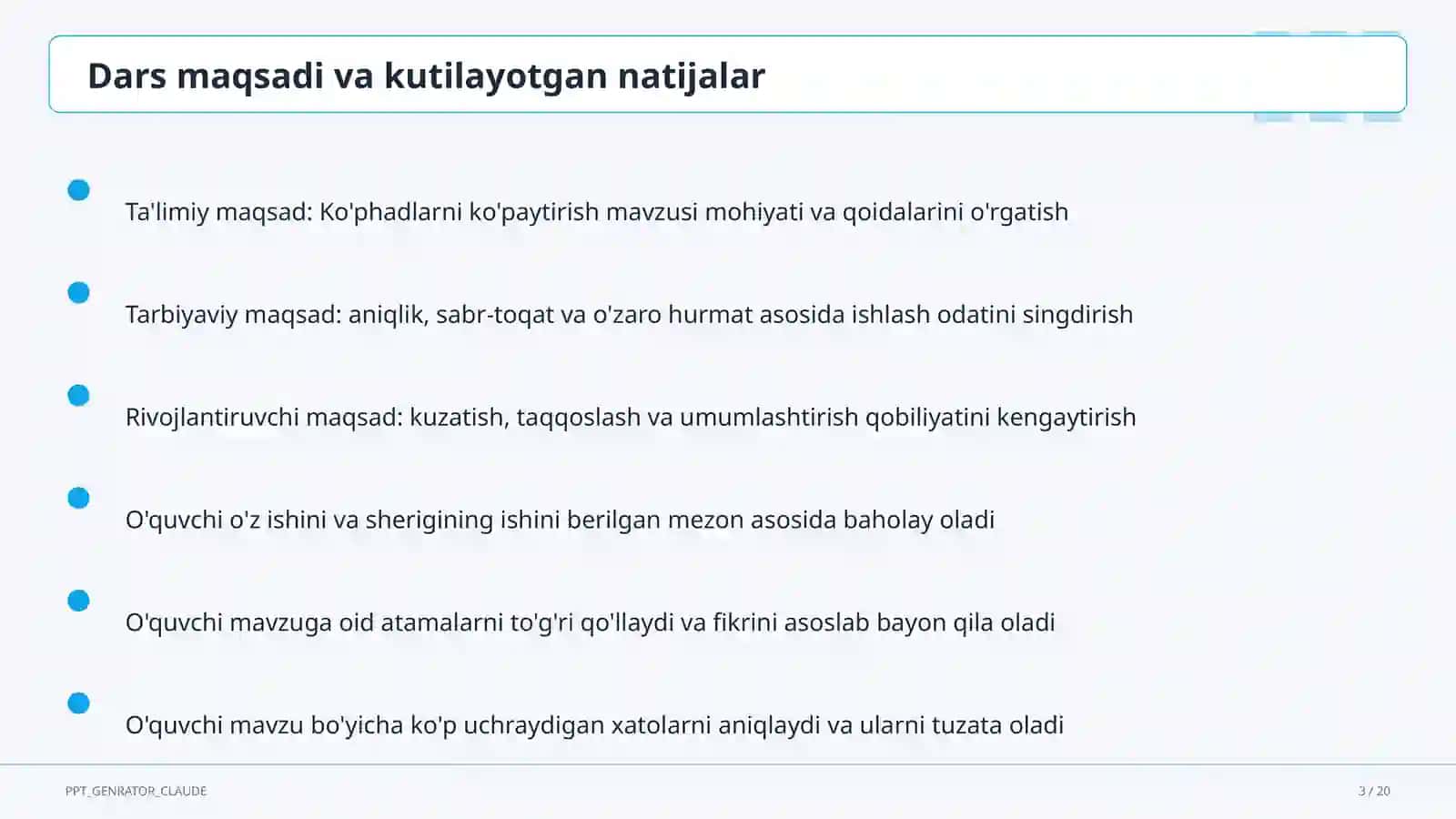 Ko'phadlarni ko'paytirish (7-sinf) 3