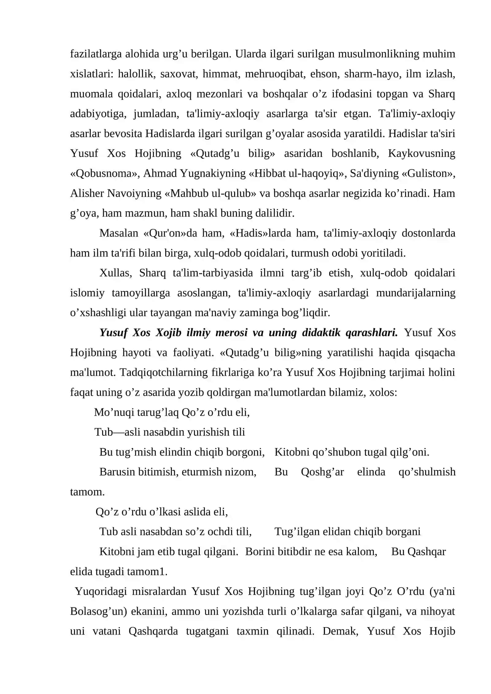 Sharq pedagogik ta’limotida ta’limiy-axloqiy qarashlar 3