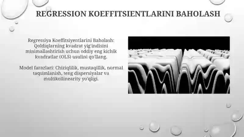 Ko'p Qatlamli Chiziqli Regressiya Farazlari 3