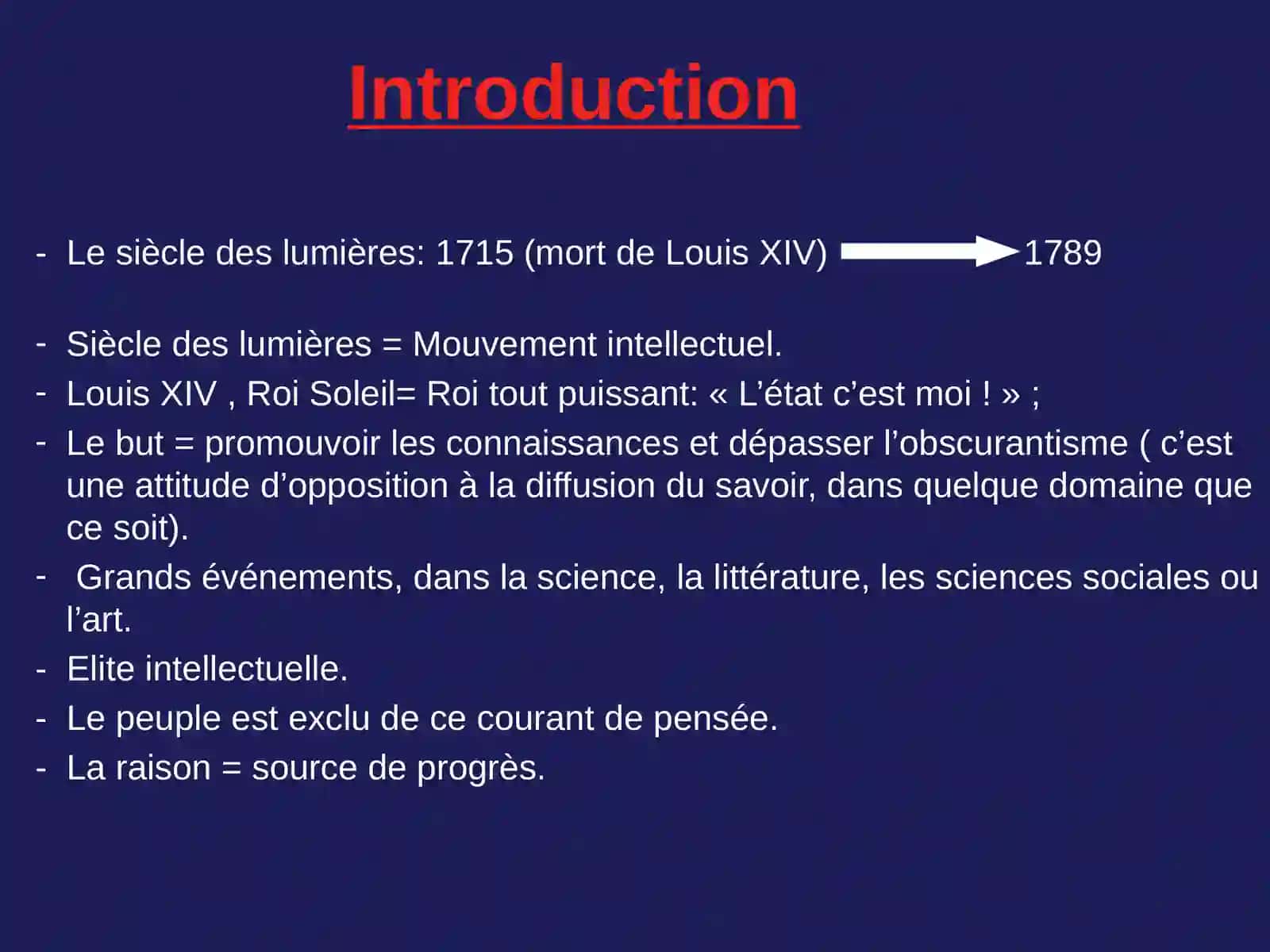 Le siècle des lumières 3