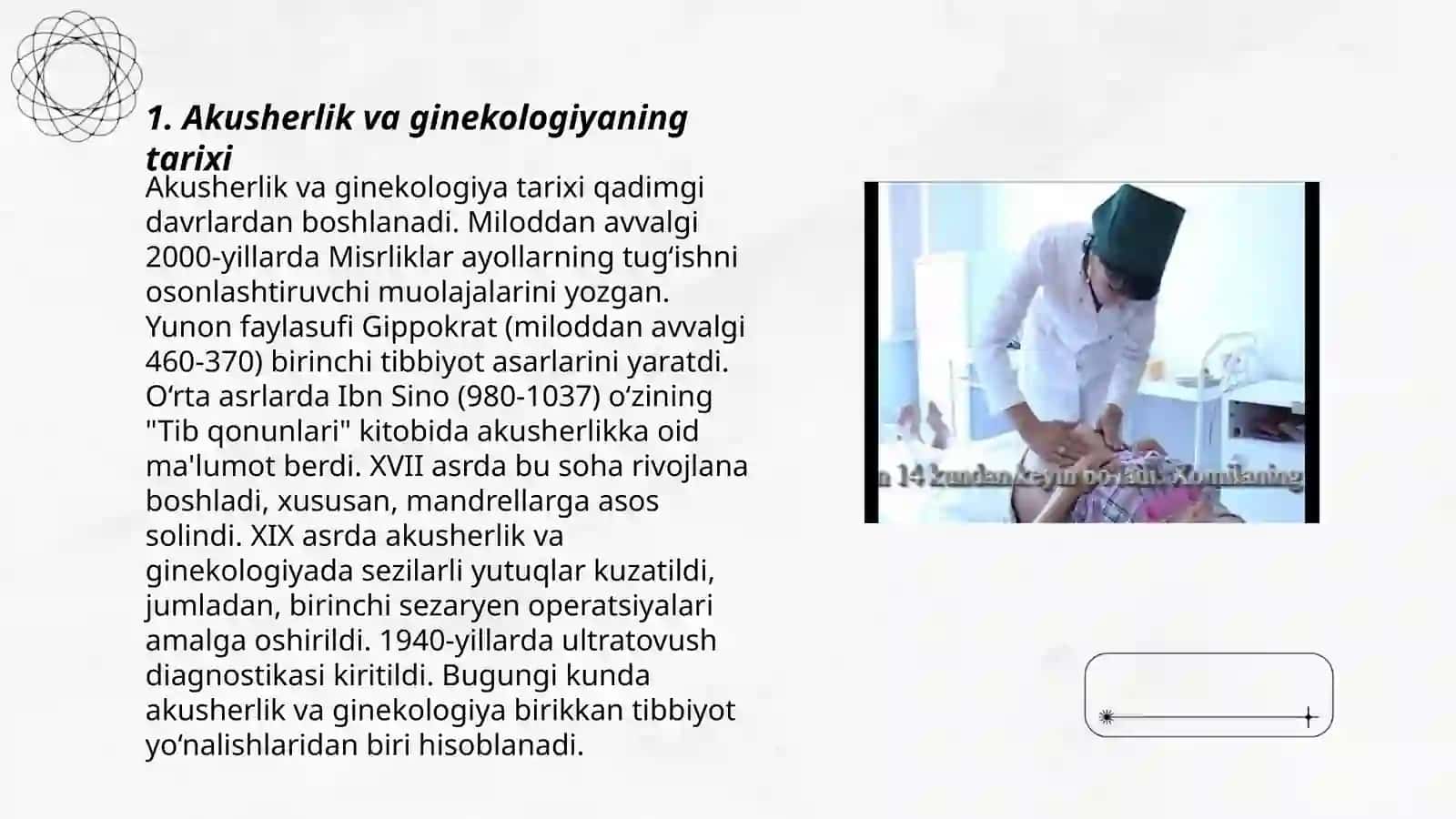 Akusherlik va ginekologiya haqida tushuncha 3