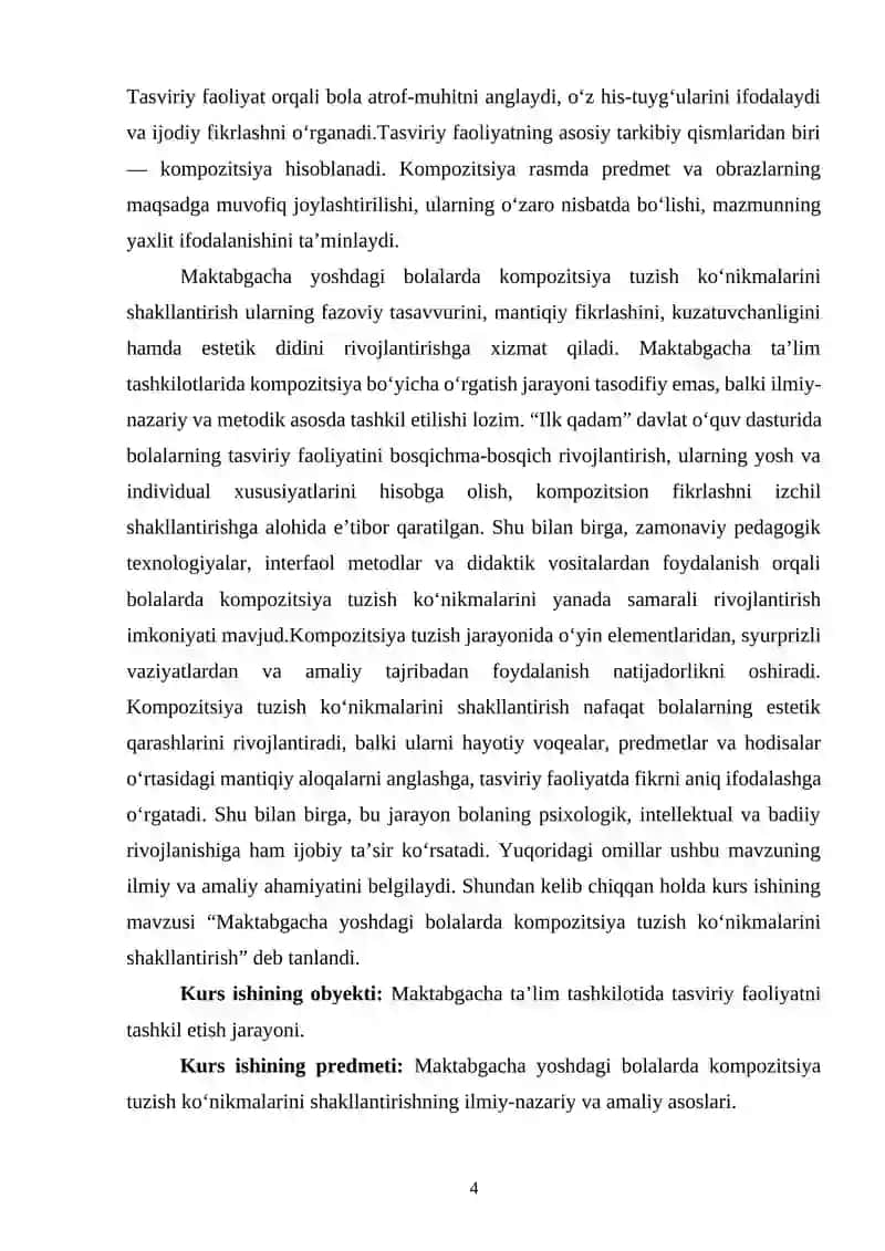 Maktabgacha yoshdagi bolalarda kompozitsiya tuzish koʻnikmalarini shakllantirish 3
