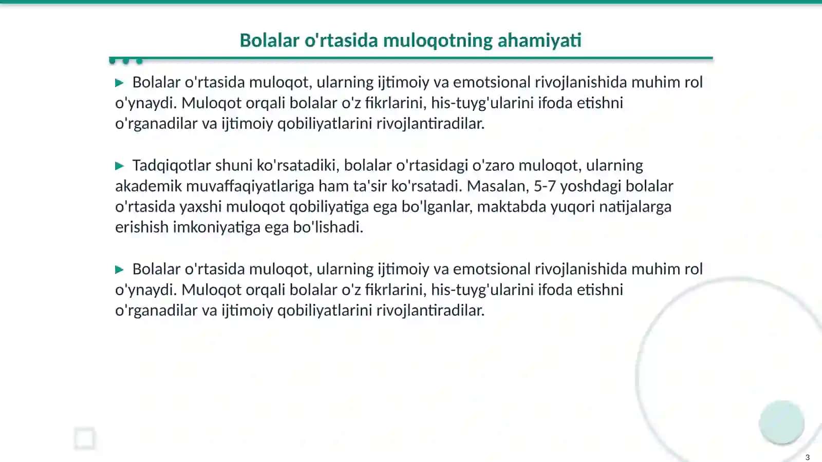 Muloqotning ahamiyati 3