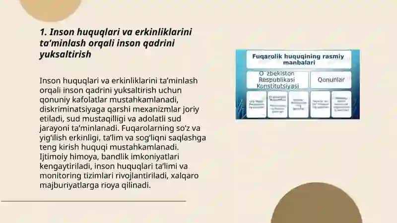 Inson qadrini yuksaltirish va erkin fuqarolik jamiyatini yanada rivojlantirish 3