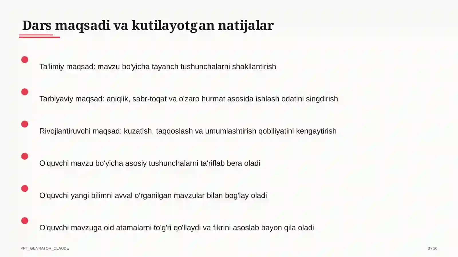 Ahmad Yugnakiy: Hibatul haqoyiq (7-sinf) 3