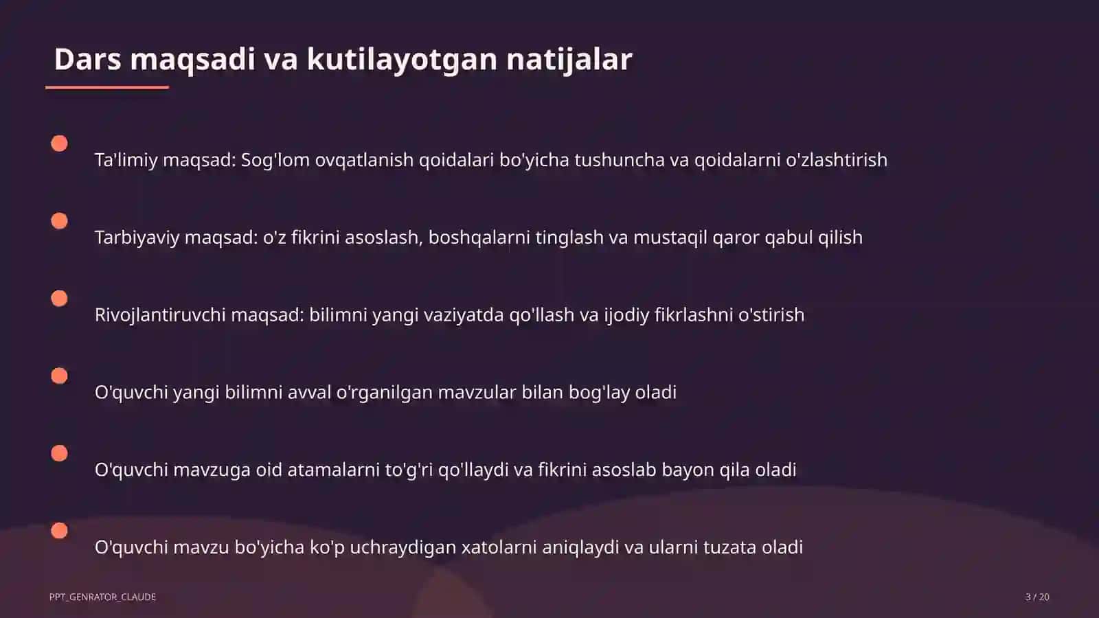 Sog'lom ovqatlanish qoidalari 3