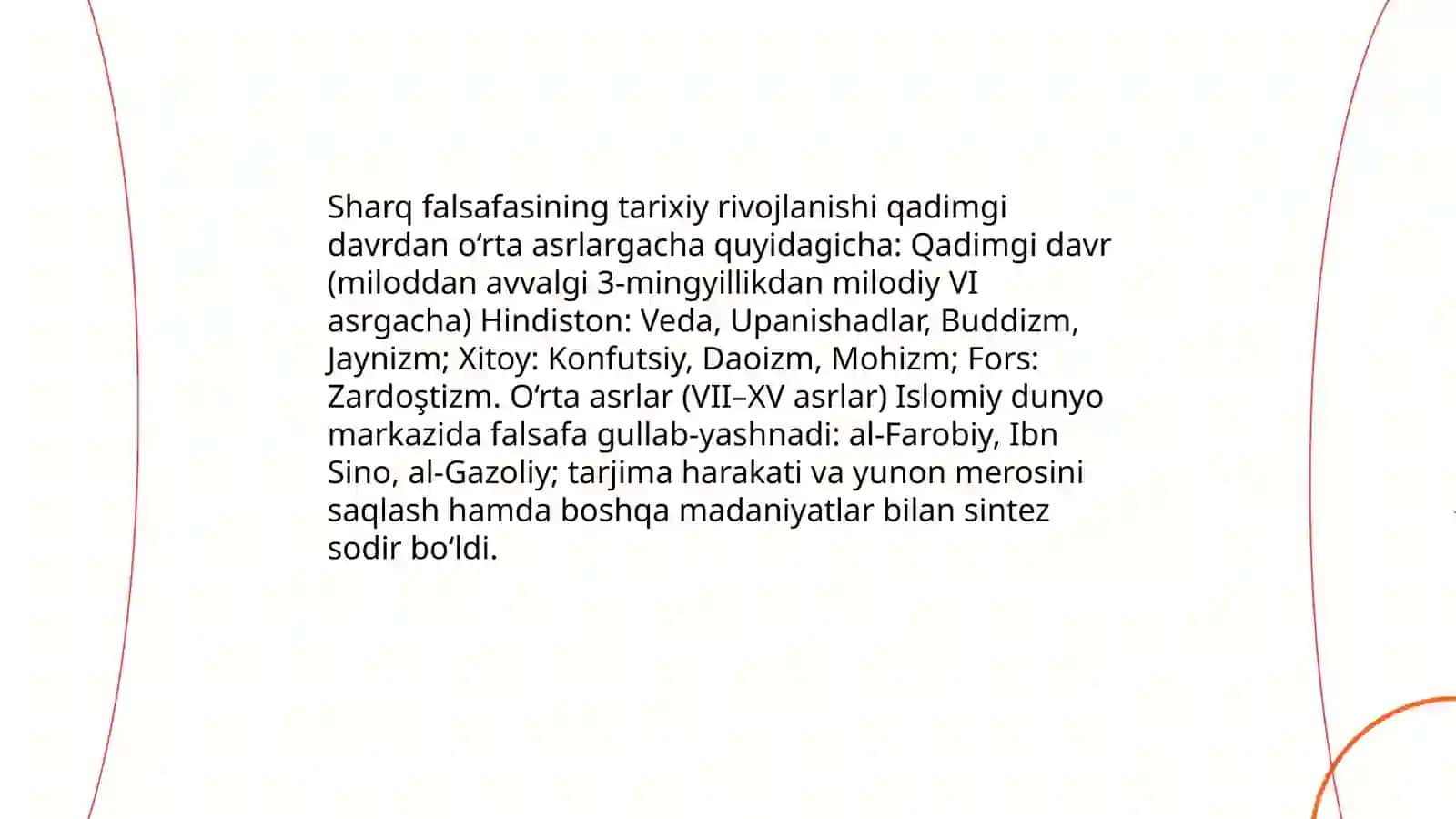 Sharq falsafiy tafakkur taraqqiyoti va sharq falsifasi 3