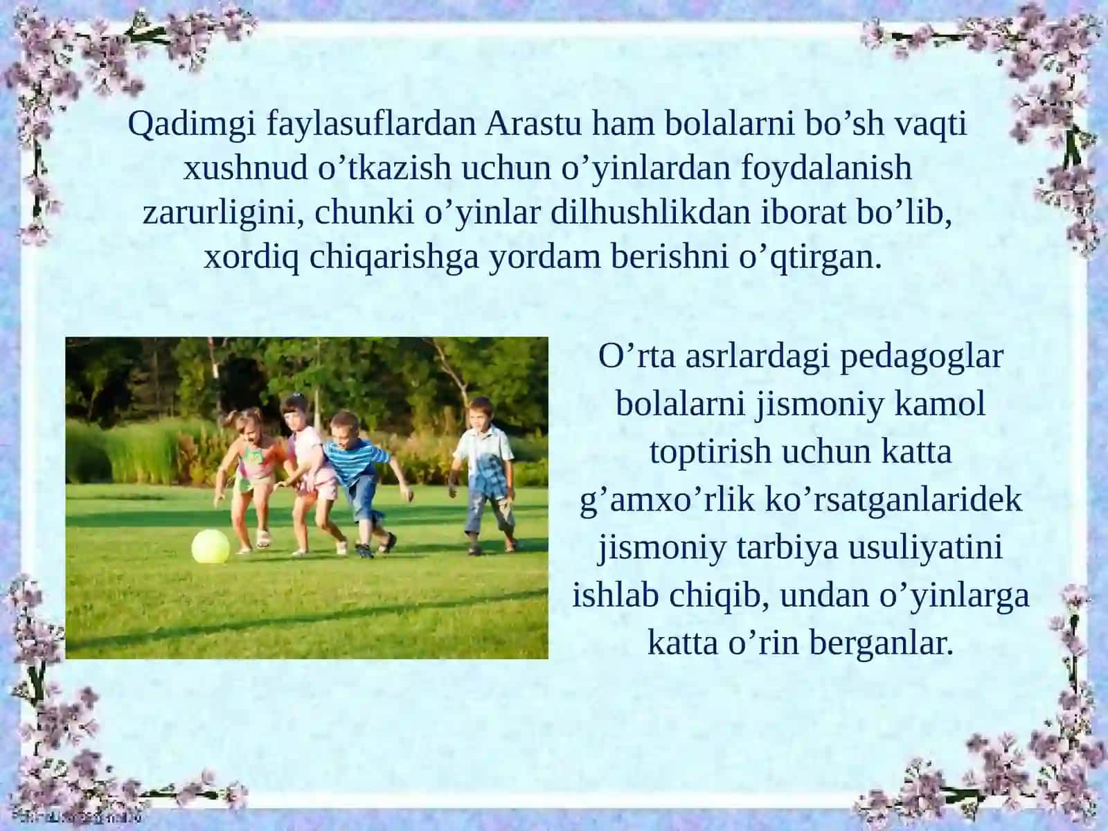 O'zbek xalq o'yinlarining tarixi 3