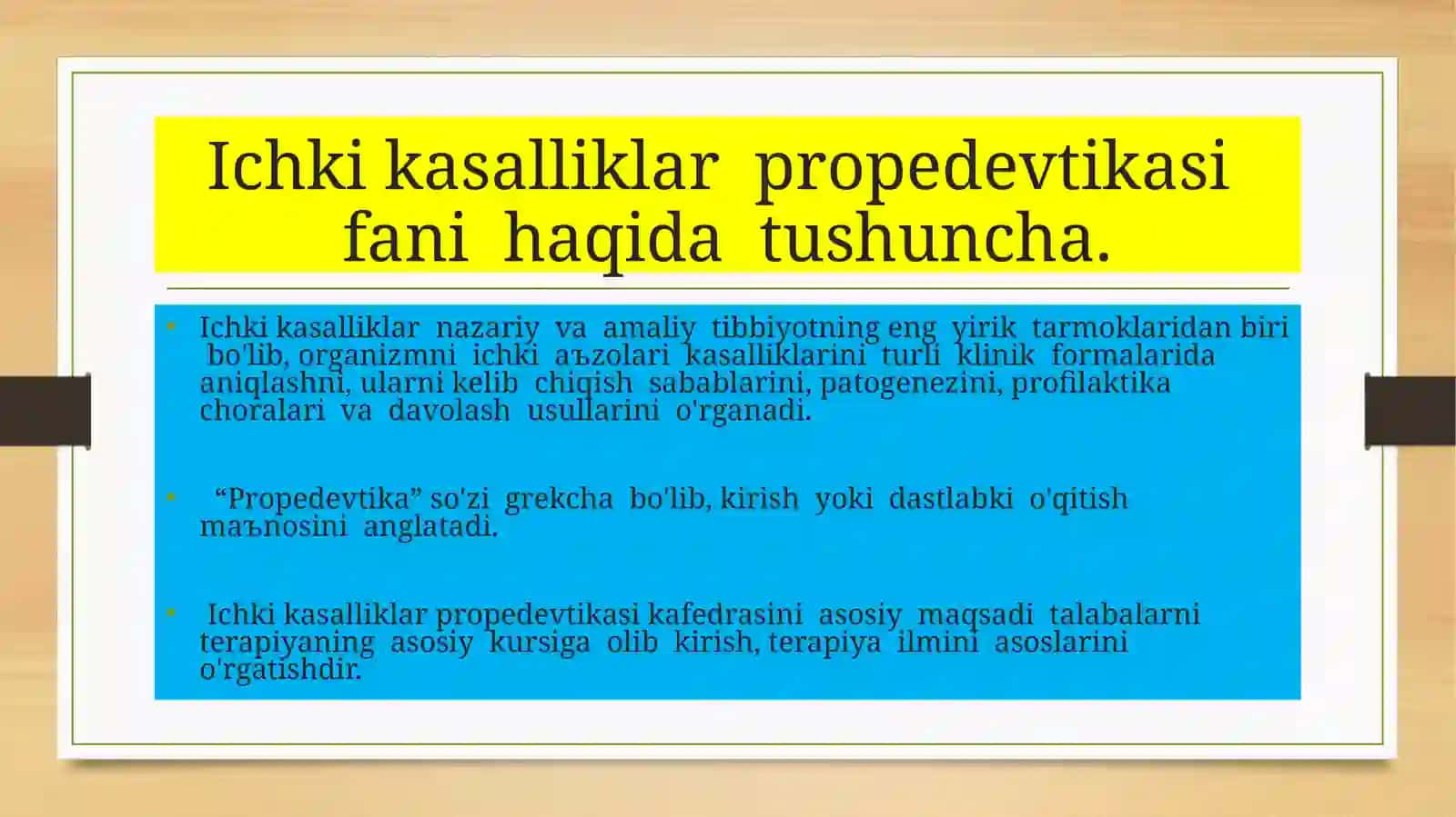 Ichki kasalliklar propedevtika 3