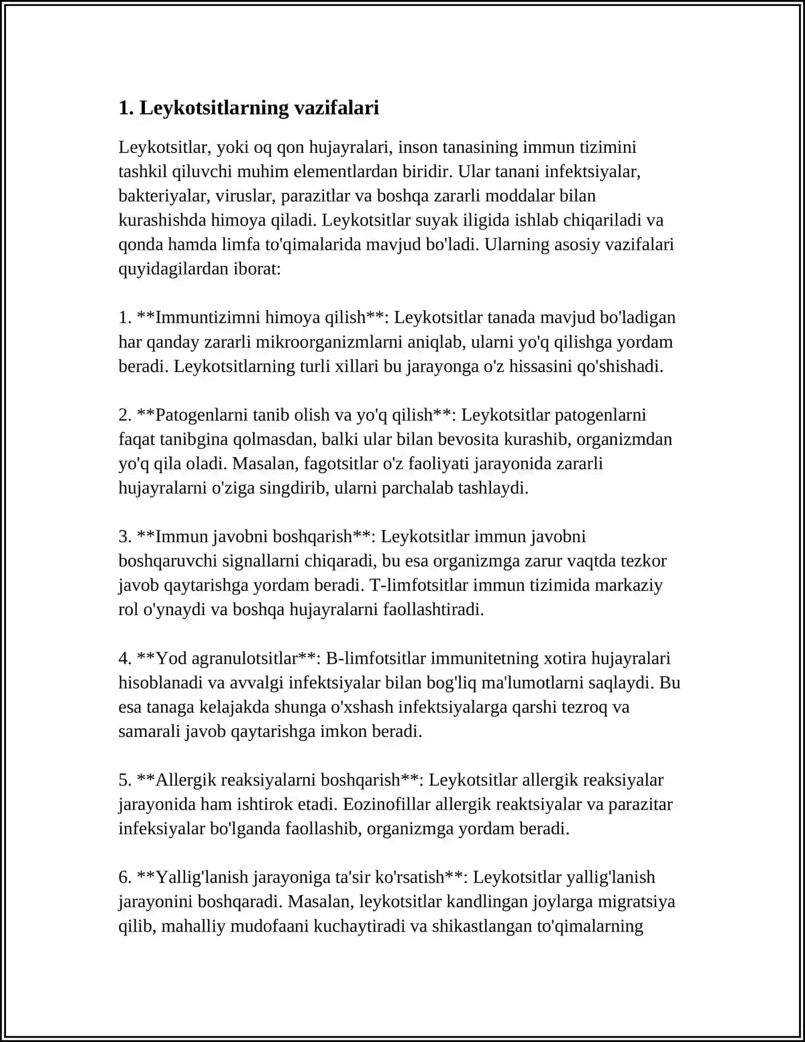 LEYKOTSITLAR 3
