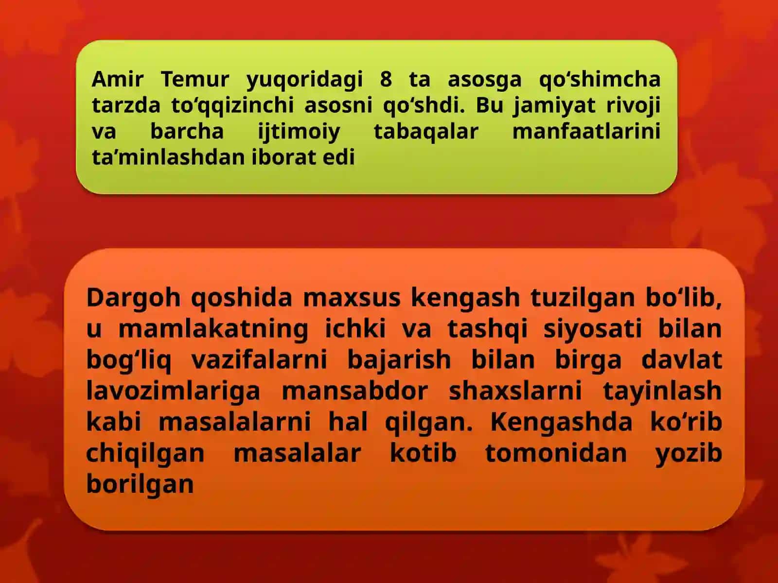 Amir Temurning Devondagi Vazirlar Faoliyati 3