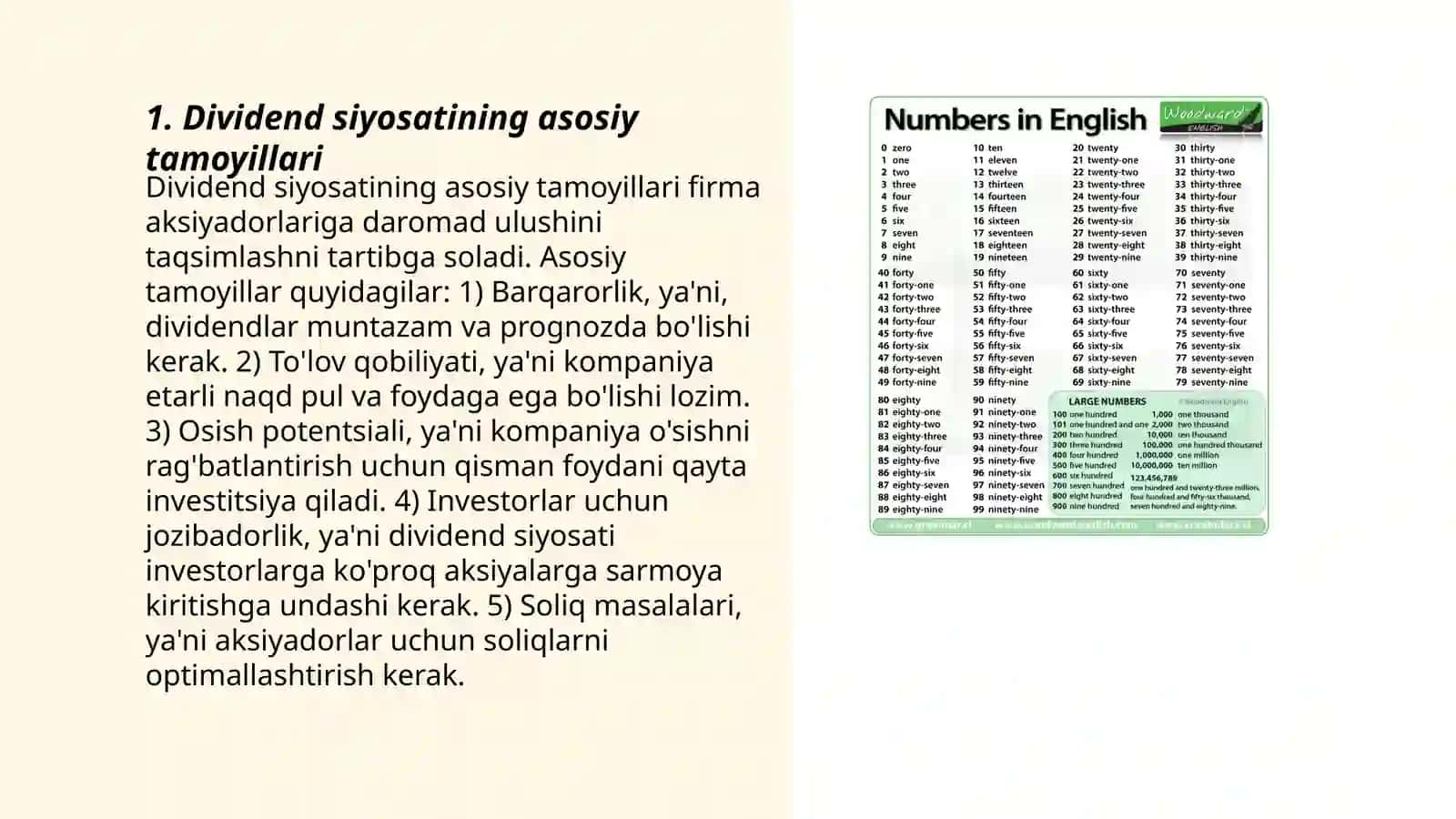 Divident siyosati va uning investorlar uchun ahamiyati 3