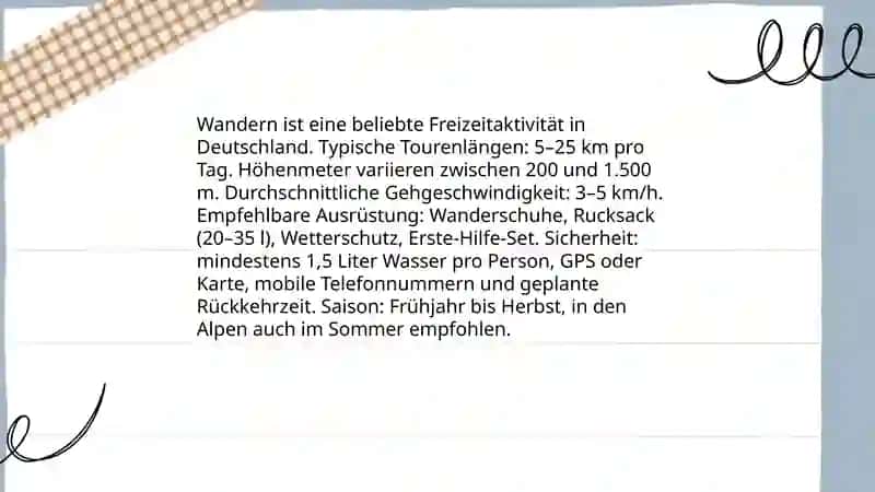 Wandern in Deutschland 3