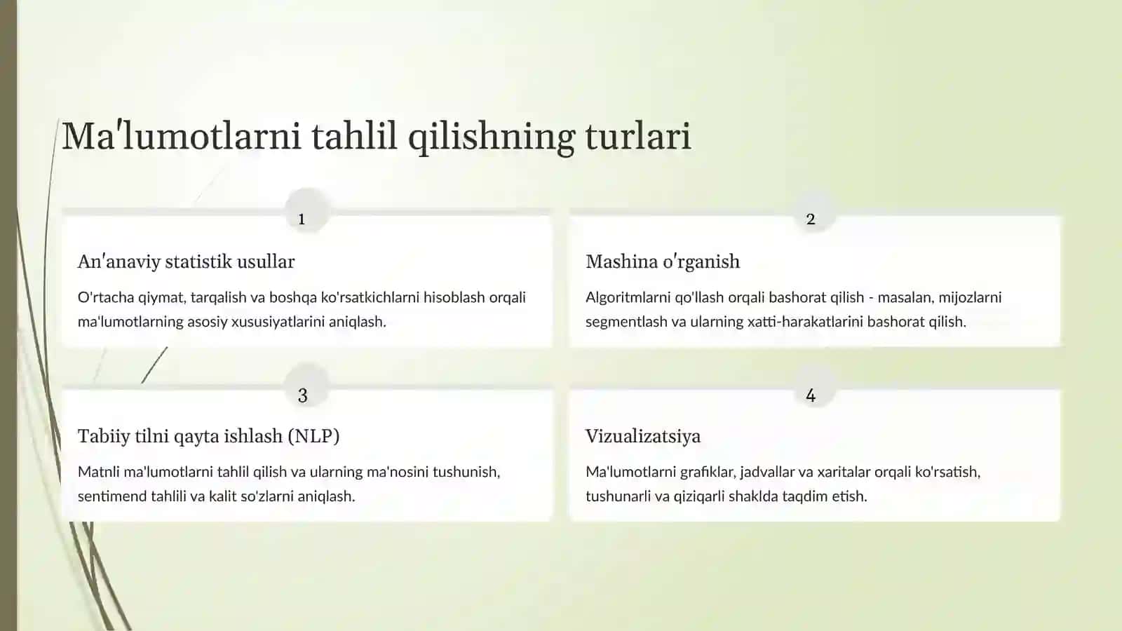 Malumotnoma va uning o`zaro tahlil qilish 3