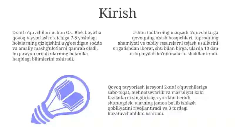G.v Blek boyica 2 sinf kovak tayyorlashning oziga hosligi 3