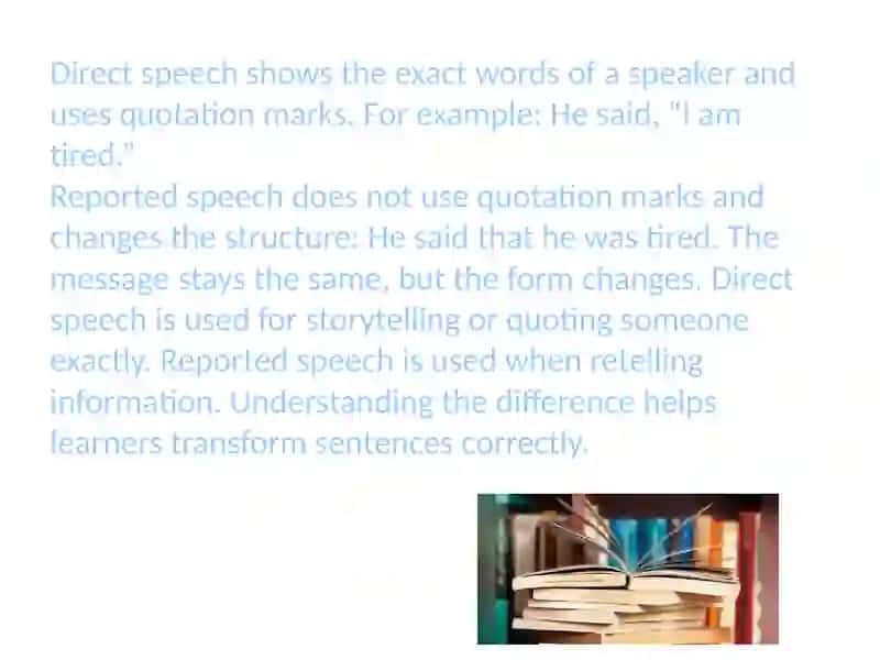Reported Speech 3
