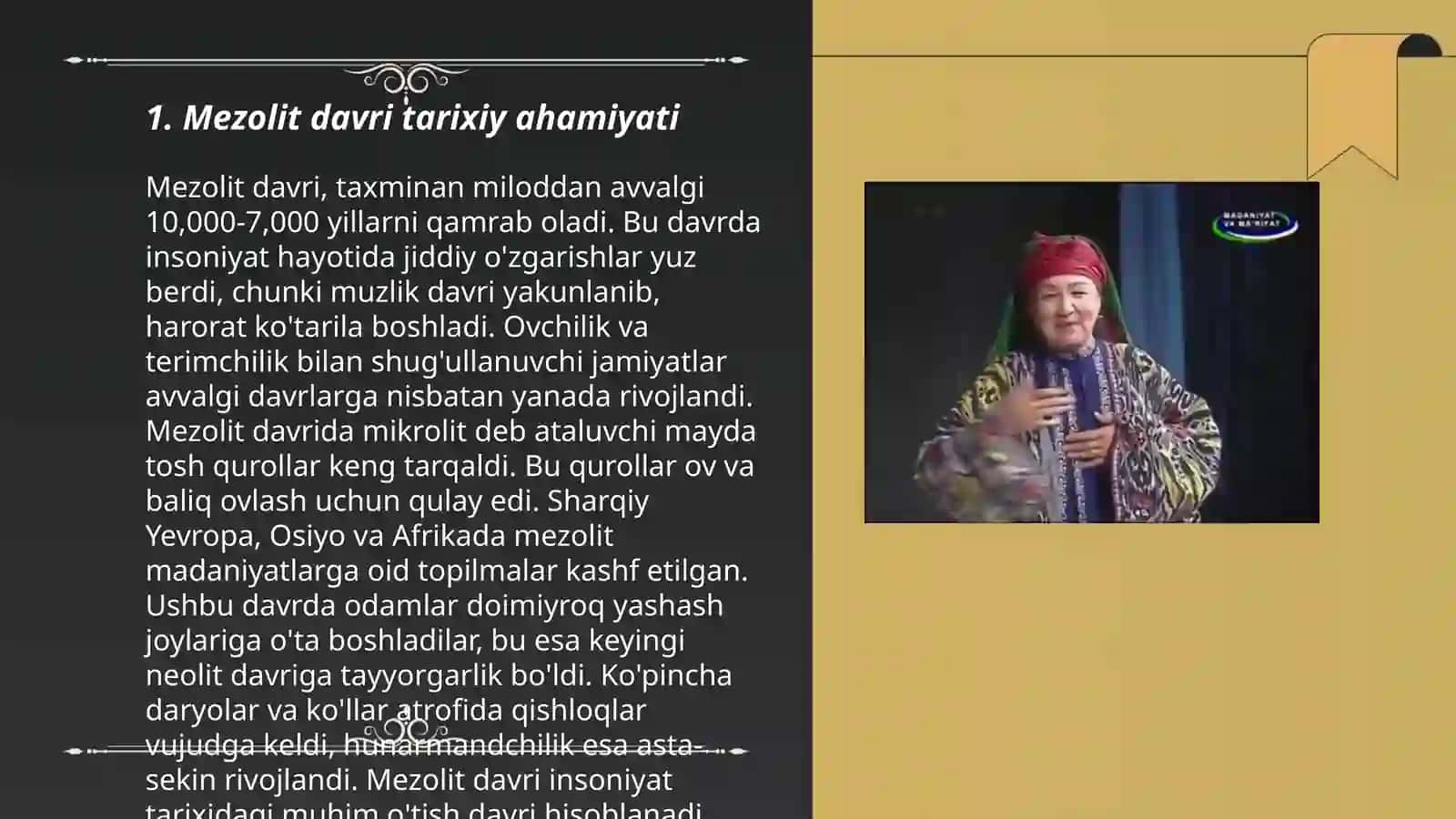 Mezolit davri manzilgohlari 3
