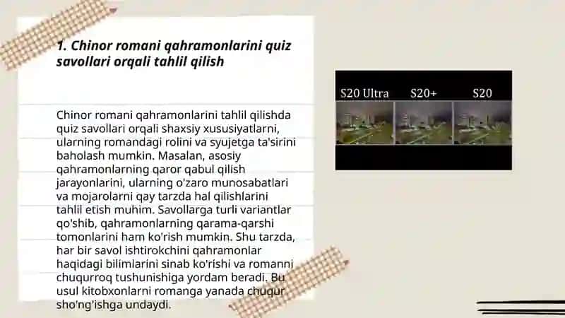 Asqad Muxtorning Chinor romanida qahramonlar tavsifi 3