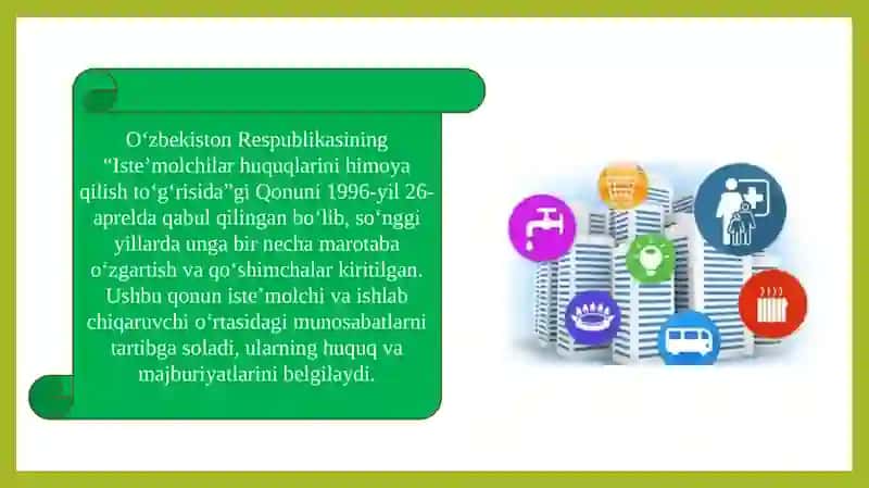 Iste’molchihuquqlarini himoya qilish to’g’risida qonun tahlili 3